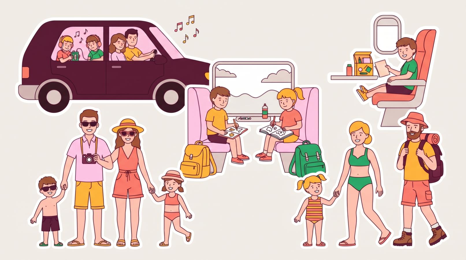 Voyager avec ses enfants sans écran : nos indispensables testés et approuvés
